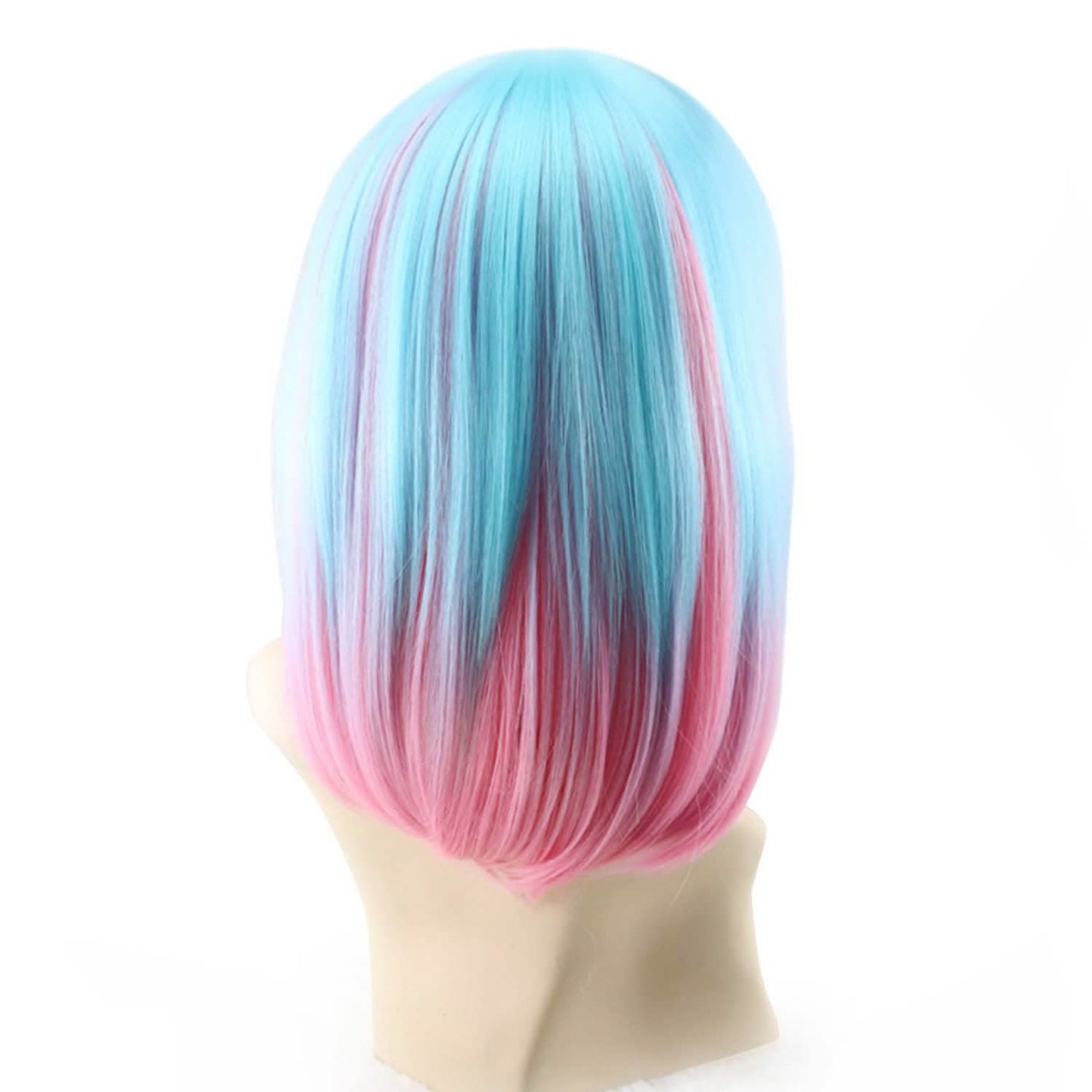 Multi-Color Ombre Short Bob Wig DailySale