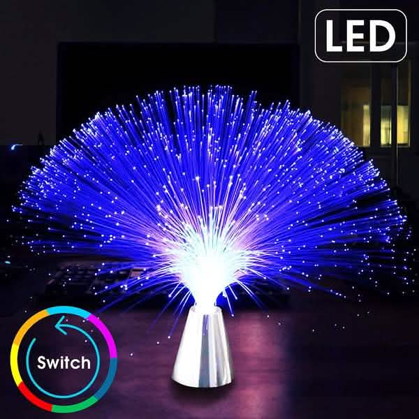 Multicolor LED Fiber Optic Light Lamp DailySale