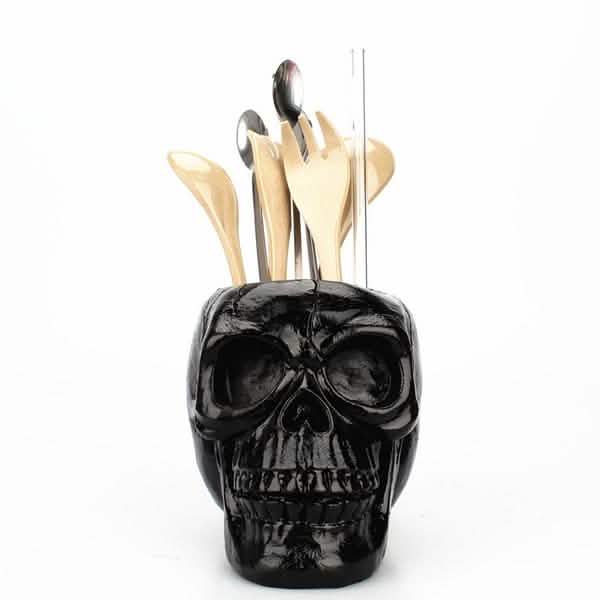 Multifunction Creative Skull Storage Stationery Holder DailySale