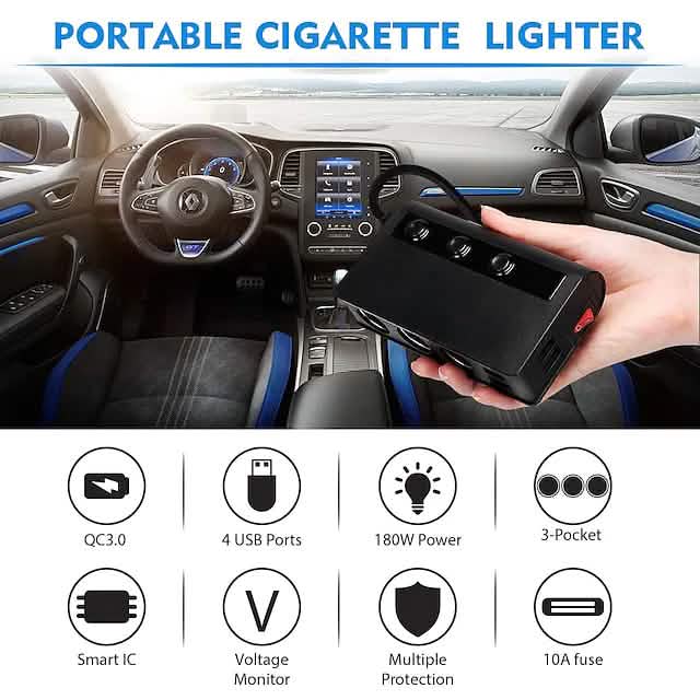Multifunctional Car Charger Socket DailySale