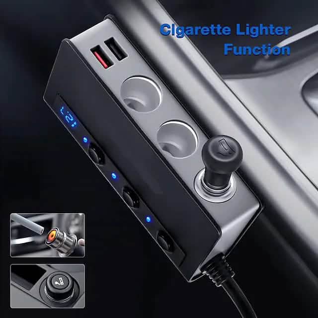 Multifunctional Car Charger Socket DailySale