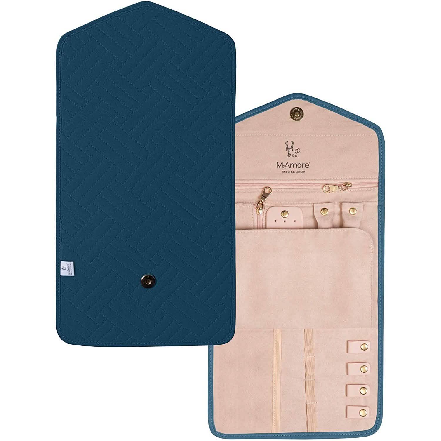 MyAmore' Jewelry Roll Travel Case DailySale