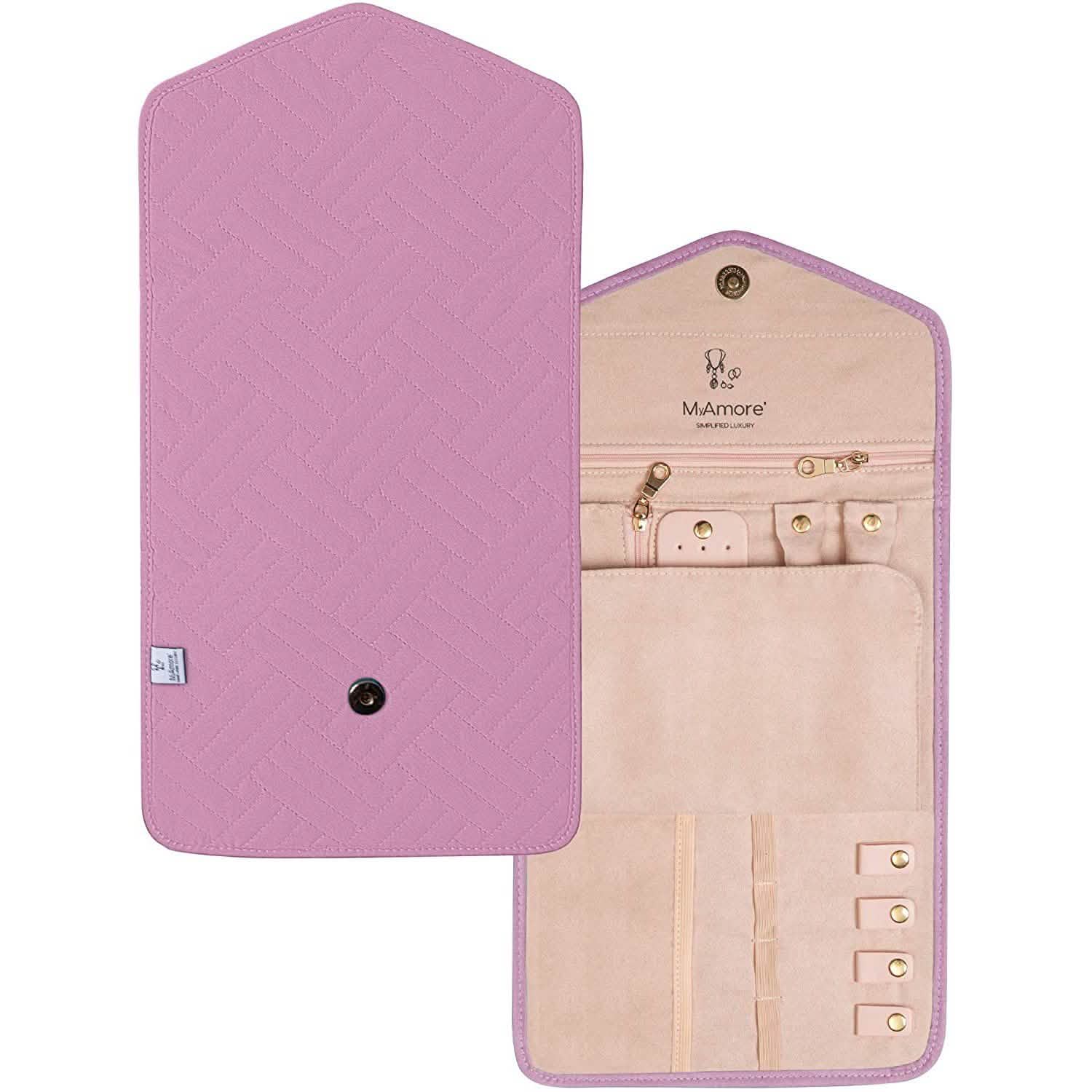 MyAmore' Jewelry Roll Travel Case DailySale