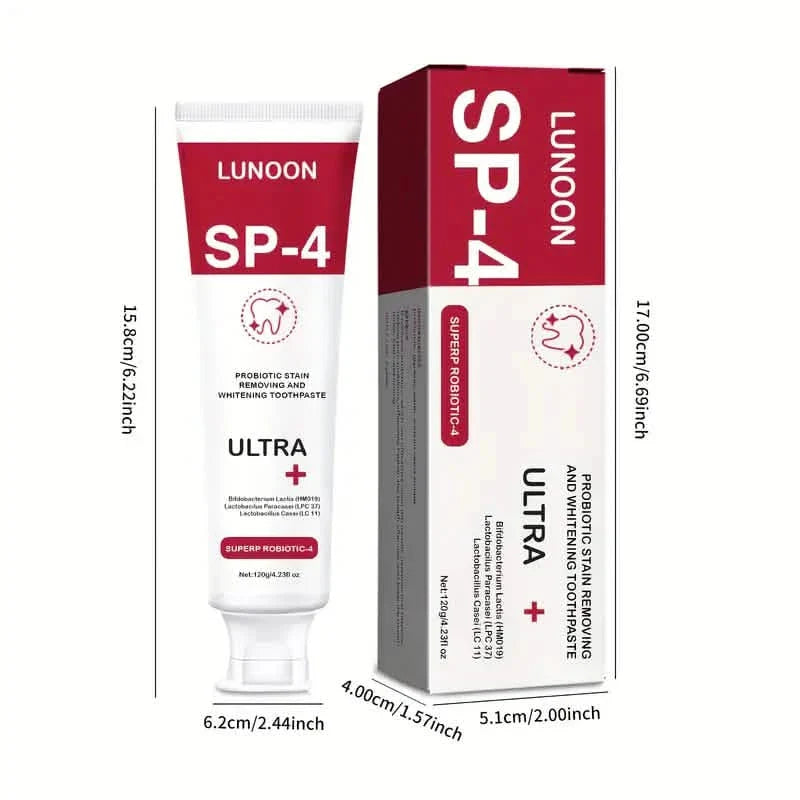 Natural Ingredients Ultra Probiotic Whitening Toothpaste for Fresh Breath Oral Care DailySale
