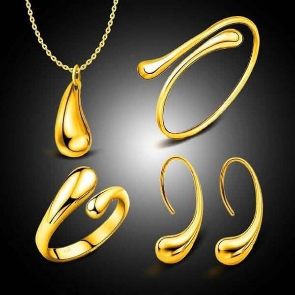 Necklace Ring Hook Oval Earings Set DailySale