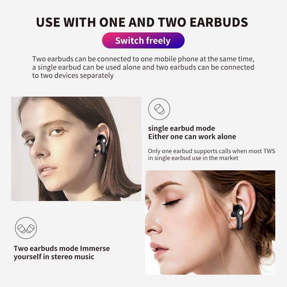 New Graffiti Wireless Earbuds Bluetooth 5.0 Earphones DailySale
