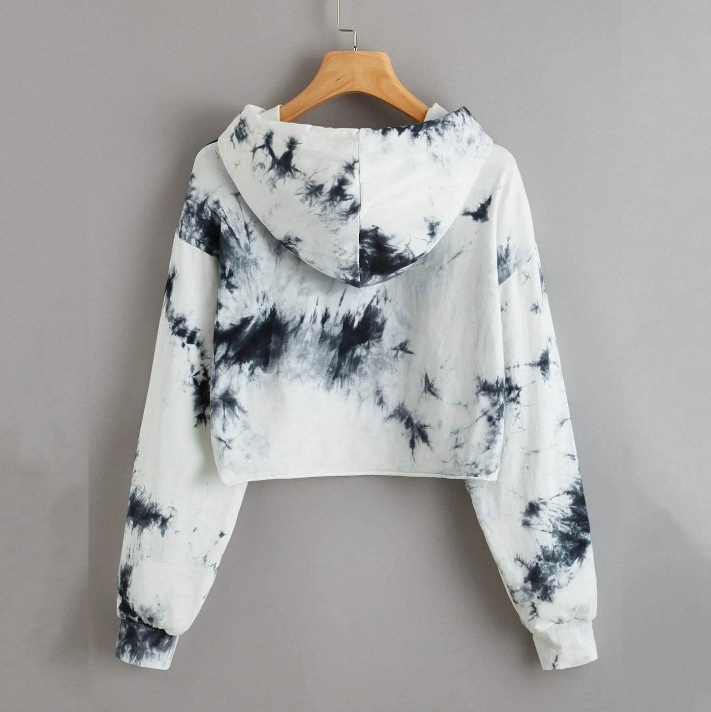 New York Graphic Tie-Dye Cropped Hoodie DailySale