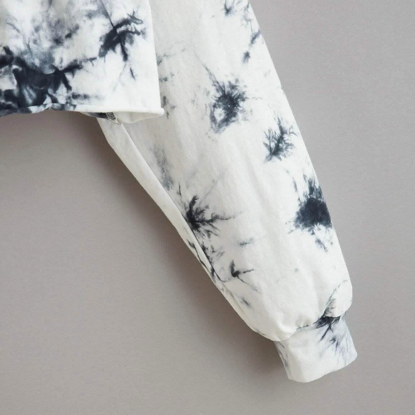 New York Graphic Tie-Dye Cropped Hoodie DailySale
