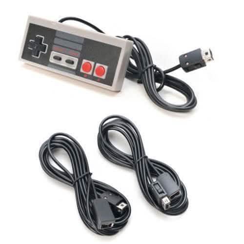 Nintendo NES Mini Classic Edition Game Controller with 2 Pieces 10ft Extension Cable DailySale