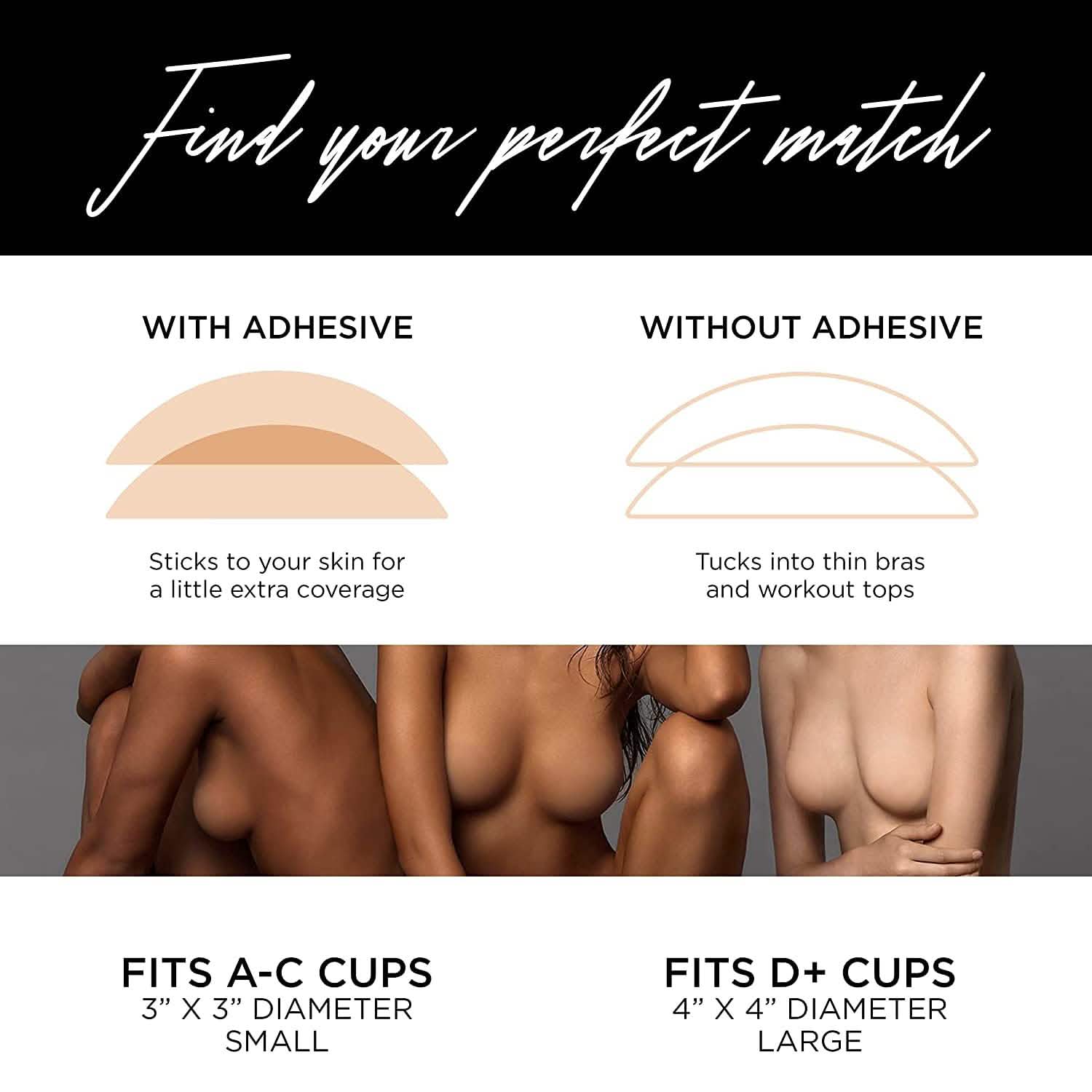 Nipple Covers Adhesive Silicone Pasties with Travel Box DailySale