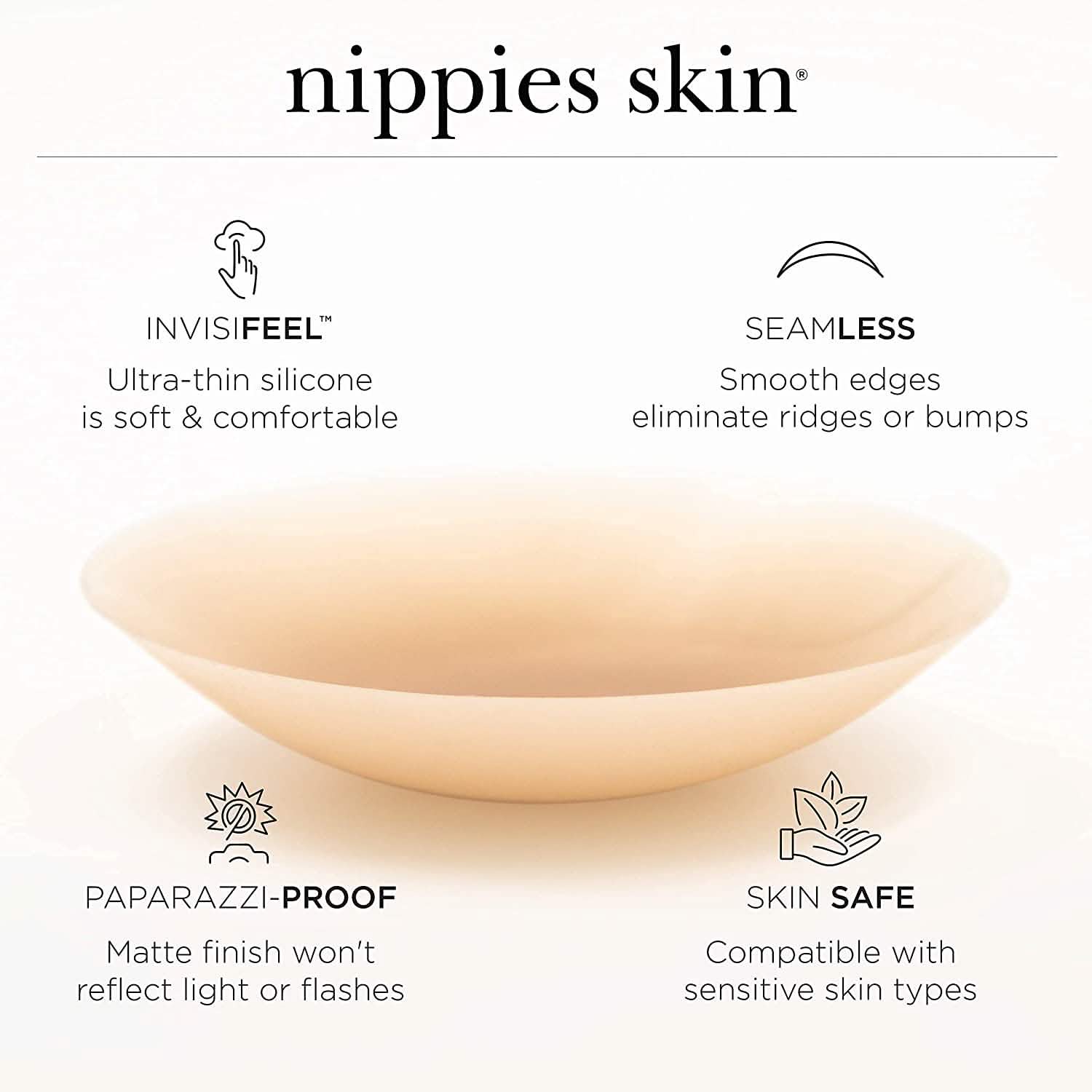 Nipple Covers Adhesive Silicone Pasties with Travel Box DailySale