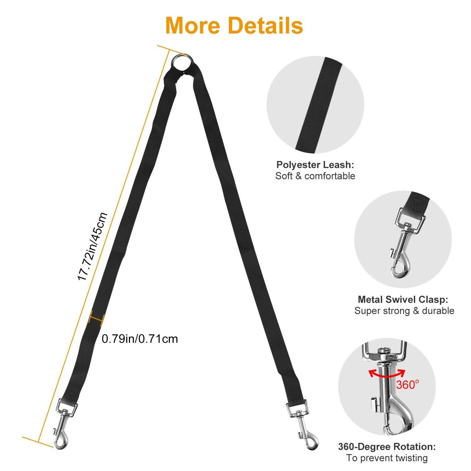 No-Tangle Dual Dogs Leash DailySale