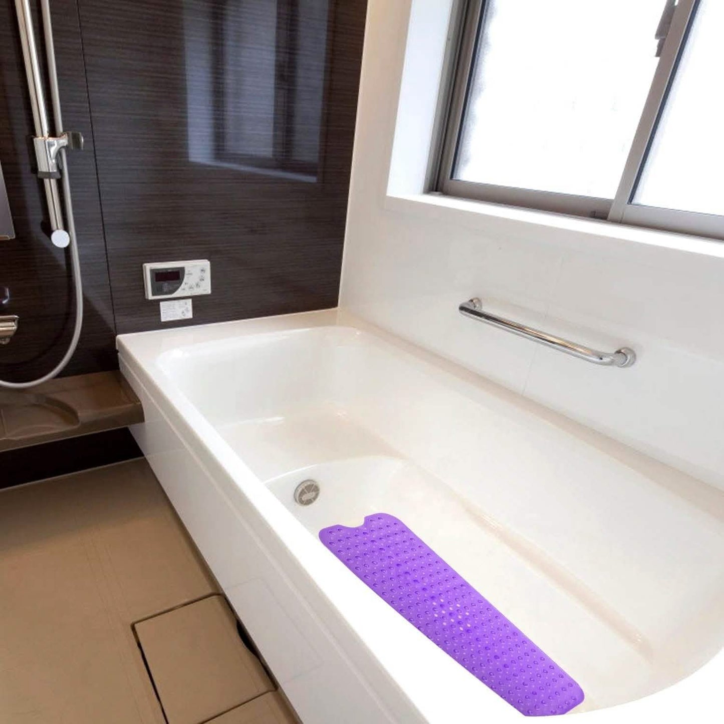 Non Slip Shower Mat Massage Anti-Bacterial with Suction Cups DailySale