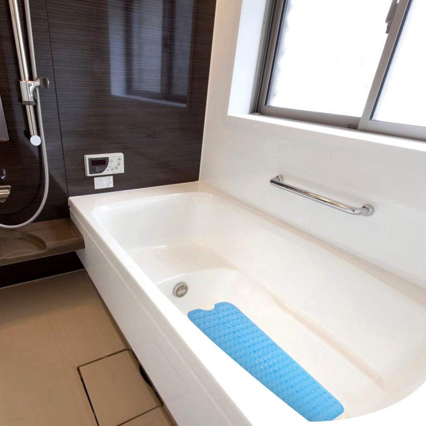 Non Slip Shower Mat Massage Anti-Bacterial with Suction Cups DailySale