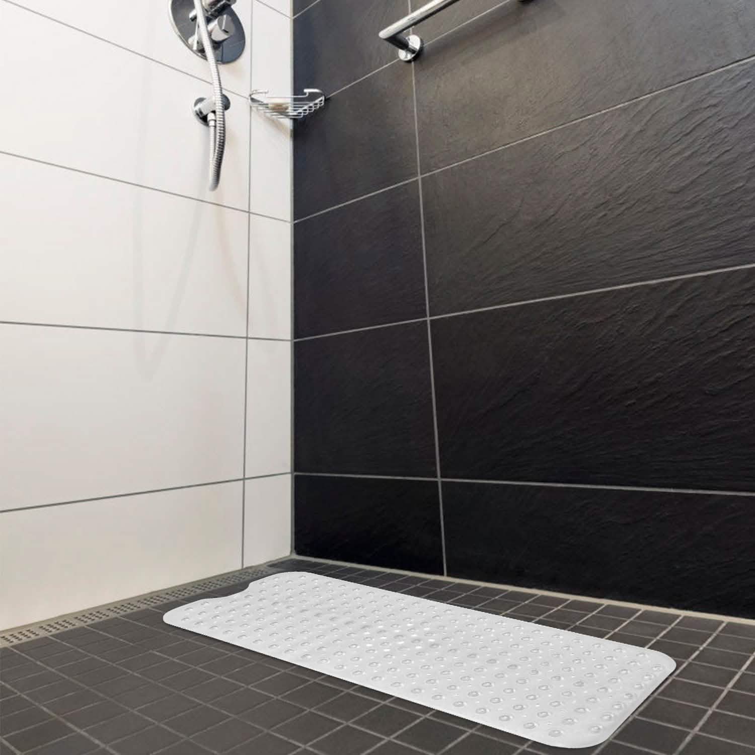 Non Slip Shower Mat Massage Anti-Bacterial with Suction Cups DailySale