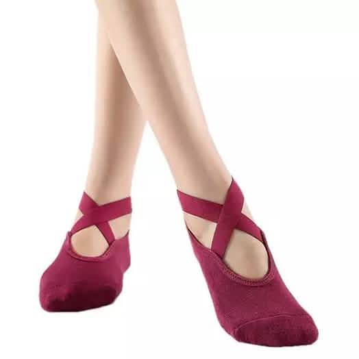 Non Slip Socks with Grips for Women Yoga Ballet Pilates Barre Dance DailySale