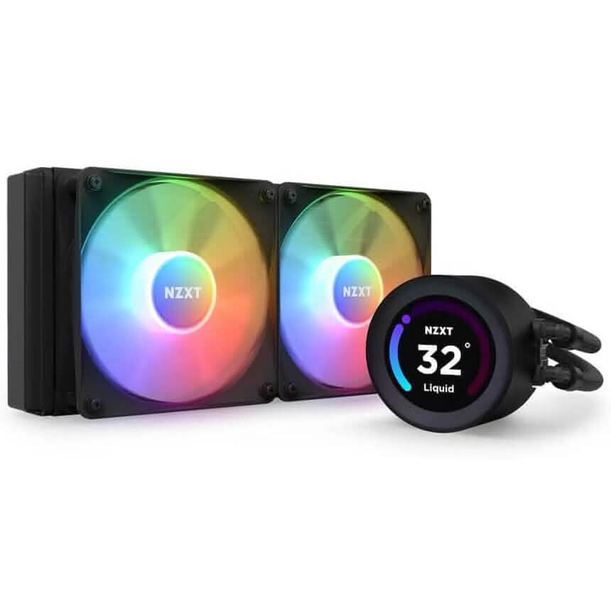 NZXT Kraken Elite 240 RGB - RL-KR24E-B1-240mm AIO CPU Liquid Cooler (Refurbished) DailySale