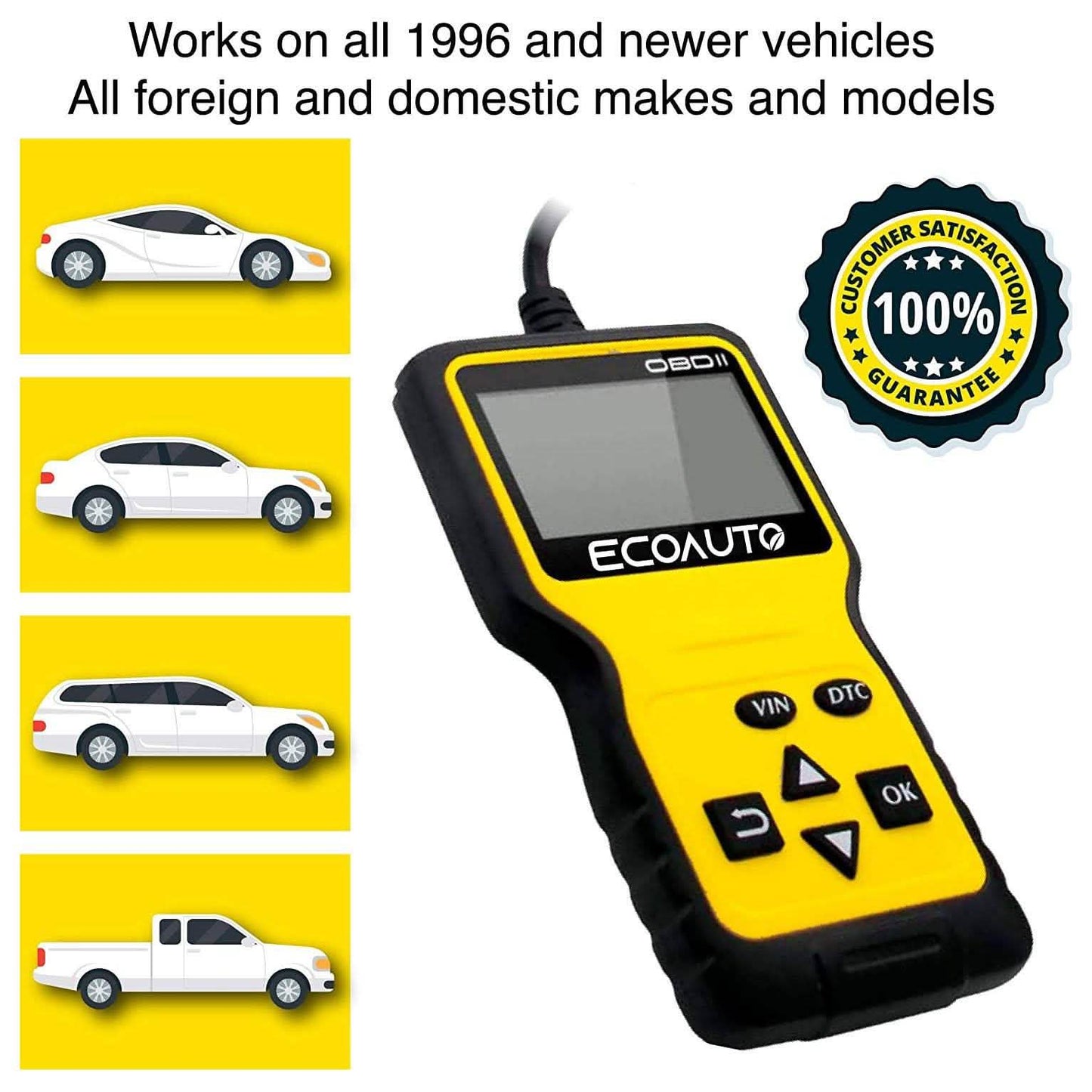 OBD2 Car Code Scanner & Reader Tool for All Vehicles DailySale