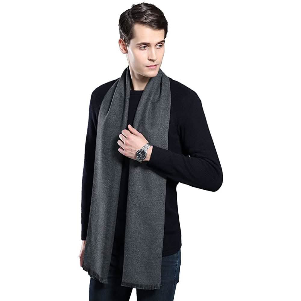 Ohayomi Mens Winter Cashmere Fashion Formal Soft Scarves DailySale