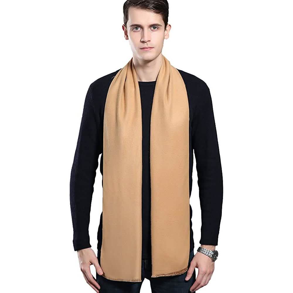 Ohayomi Mens Winter Cashmere Fashion Formal Soft Scarves DailySale