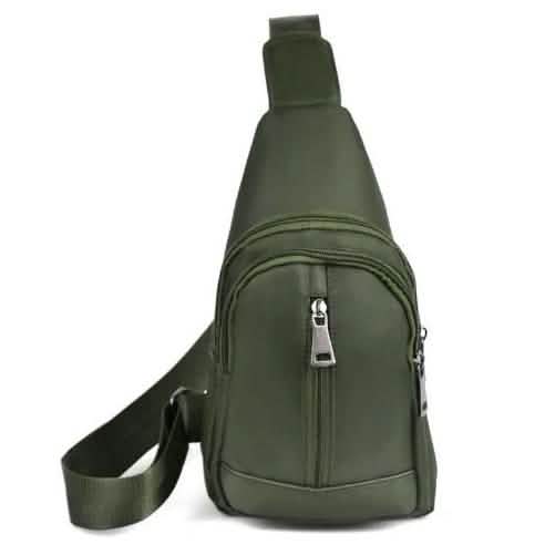 Olive Crossbody Sling Backpack with Adjustable Strap DailySale