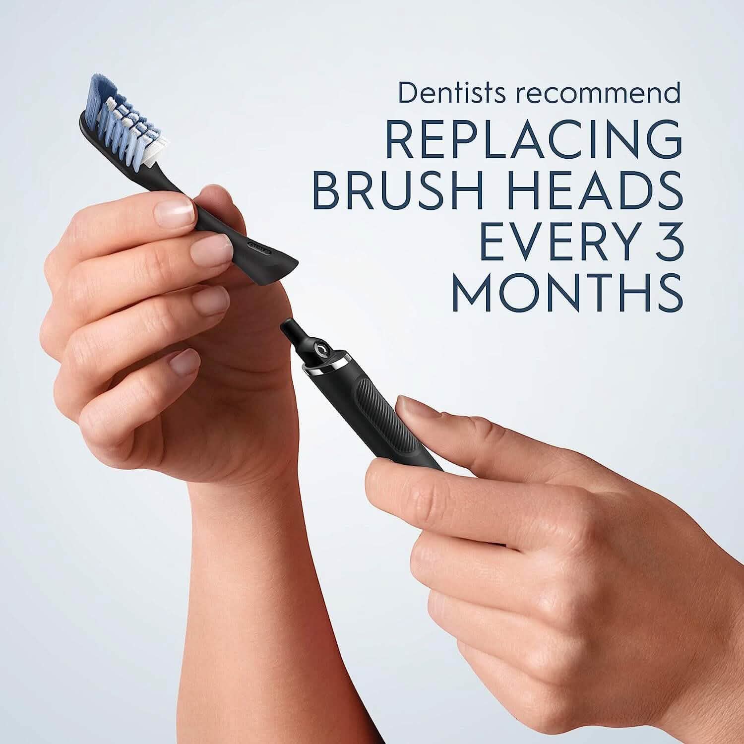 Oral-B Clic Deluxe Starter Kit, Manual Toothbrush with 3 Brush Heads & Magnetic Brush Mount DailySale
