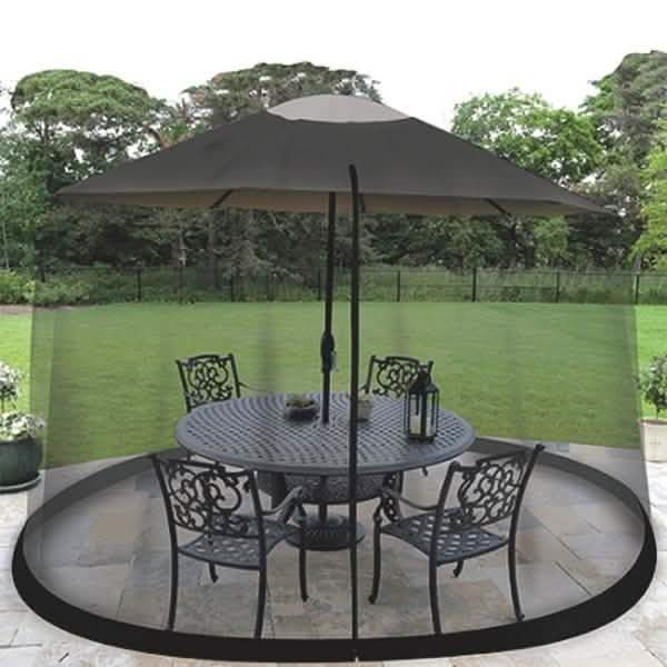 Outdoor 9-Foot Umbrella Table Screen DailySale