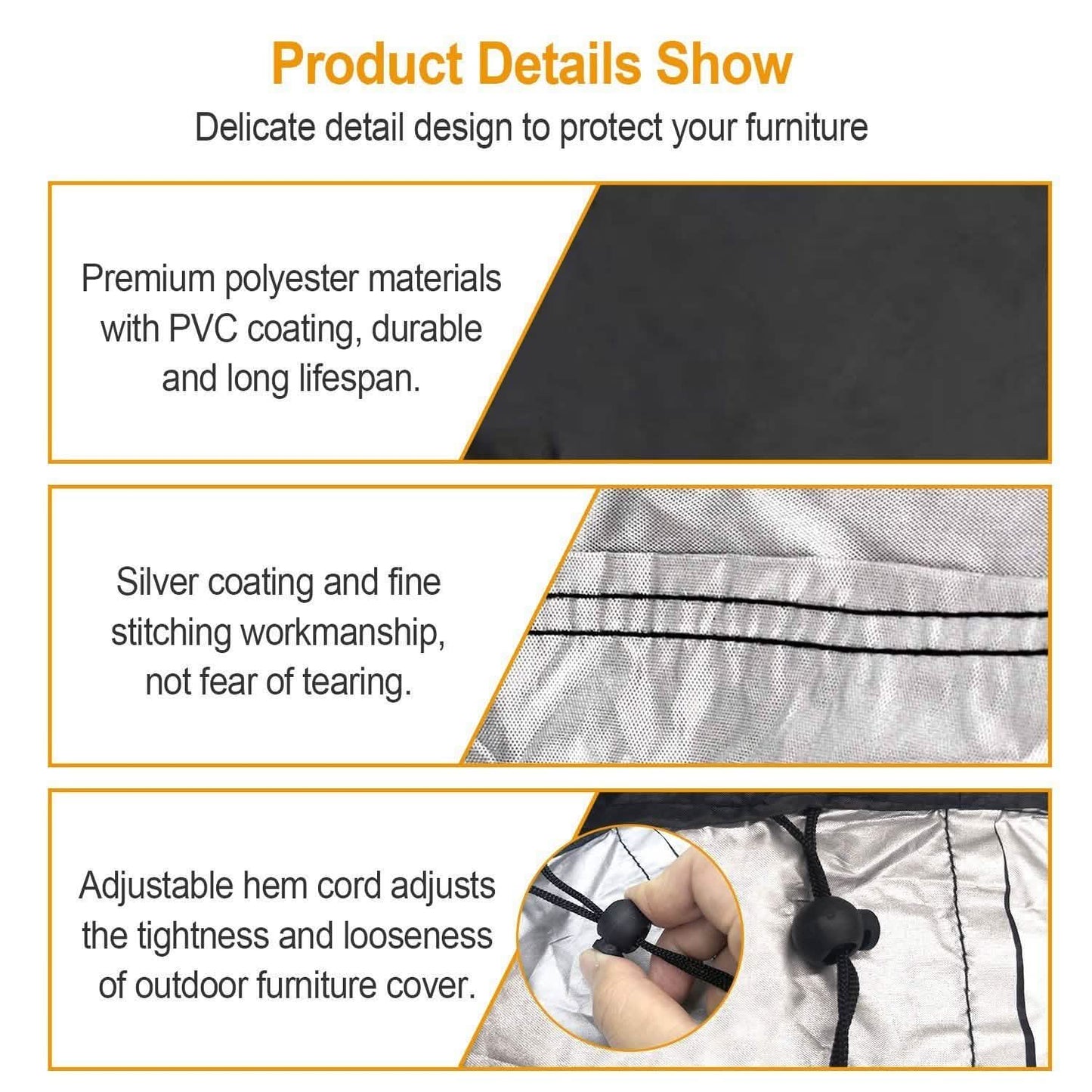 Outdoor L Shape Sofa Covers Water Resistant DailySale