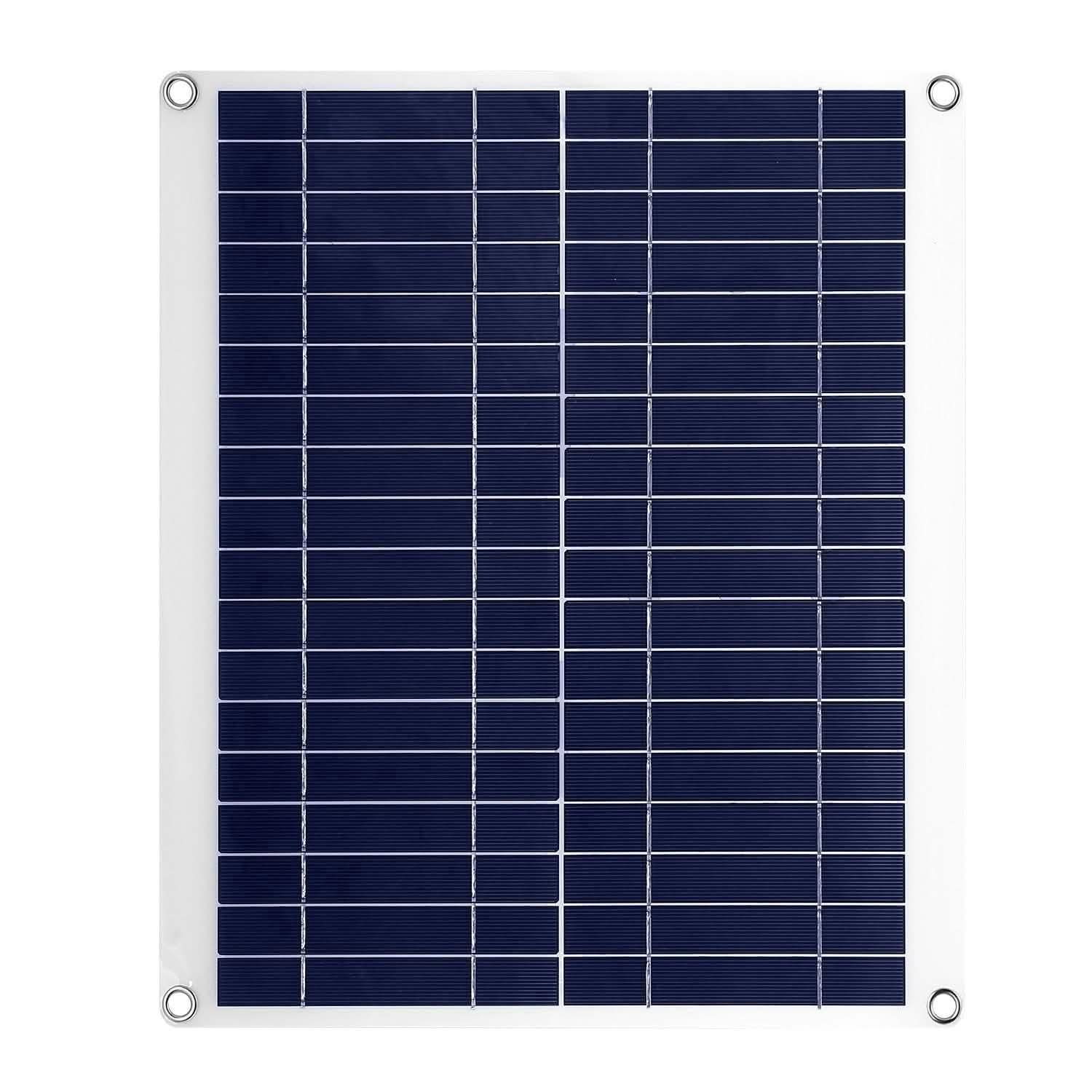 Outdoor Solar Panel 12V 25W Car Battery Charger DailySale