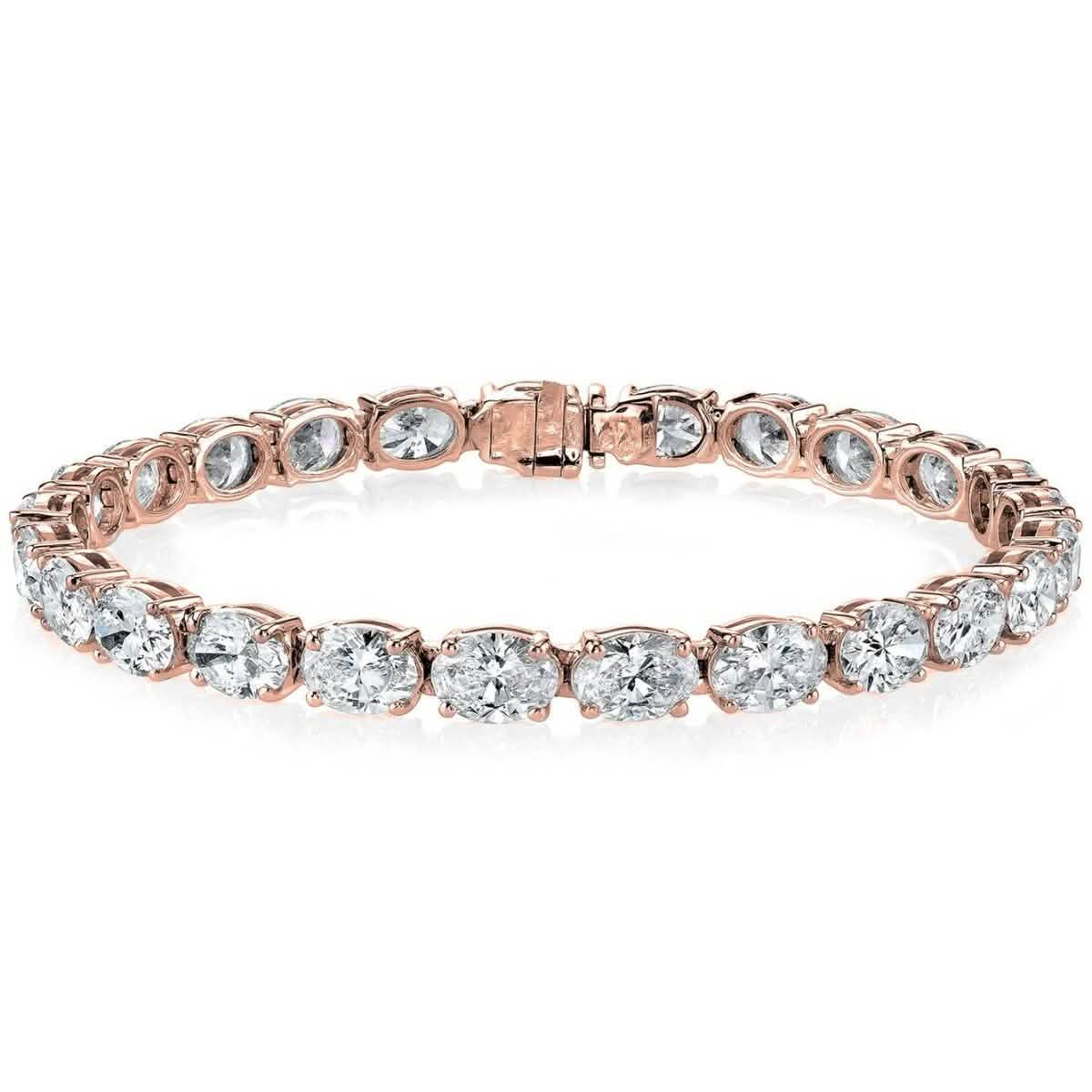 Oval Tennis Bracelets Made With Swarovski Elements DailySale