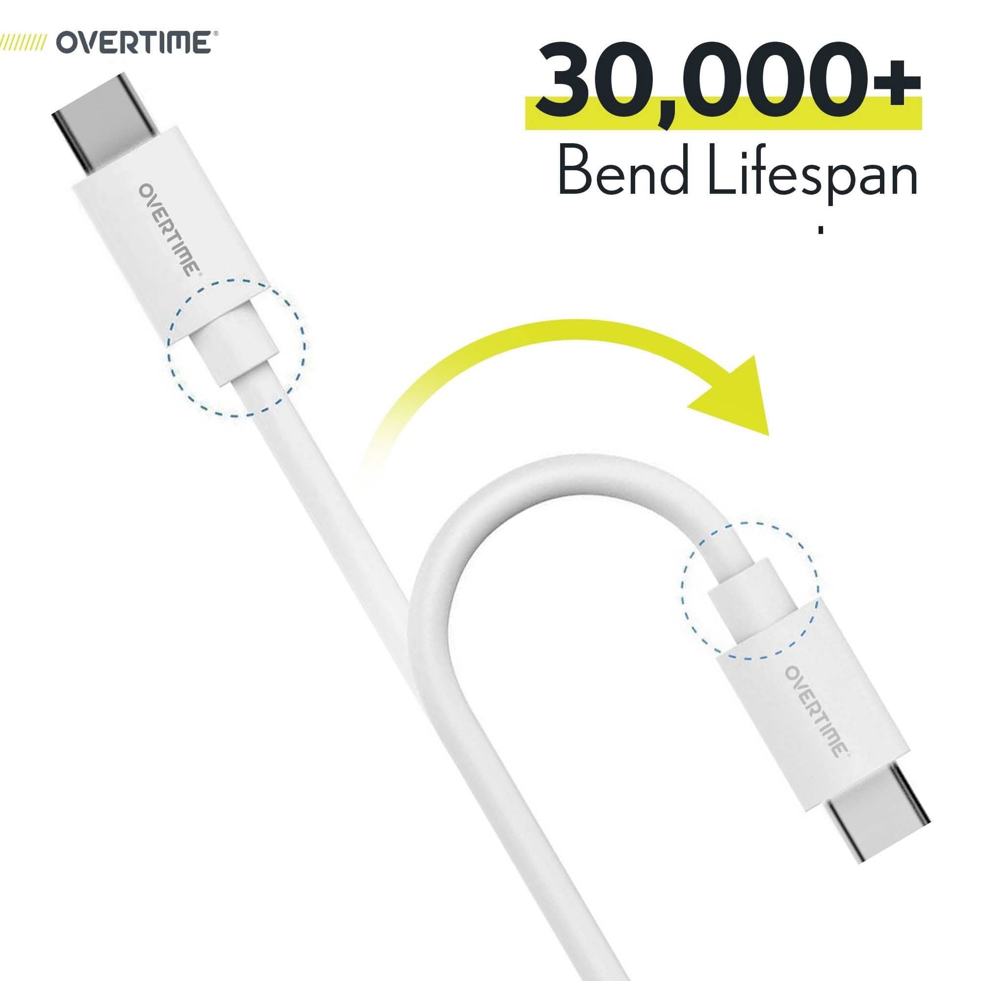 Overtime Extra Long 10ft USB C to USB C Charging Cord DailySale