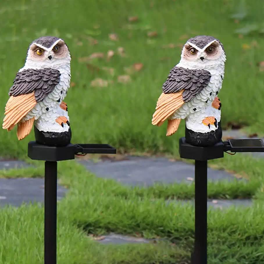 Owl Solar LED Lights with Decorative Stake DailySale