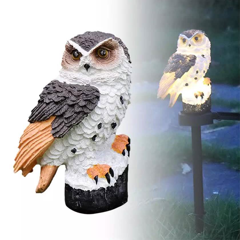 Owl Solar LED Lights with Decorative Stake DailySale