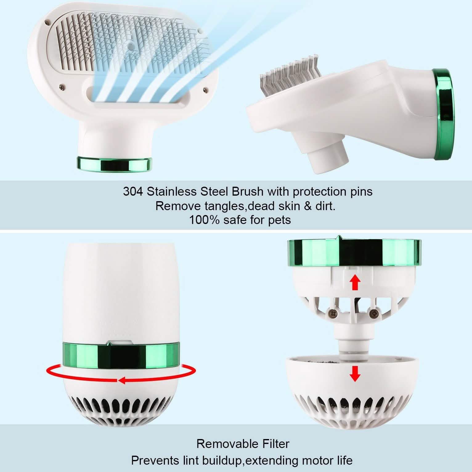 Ownpets 2-in-1 Pet Hair Dryer Portable DailySale