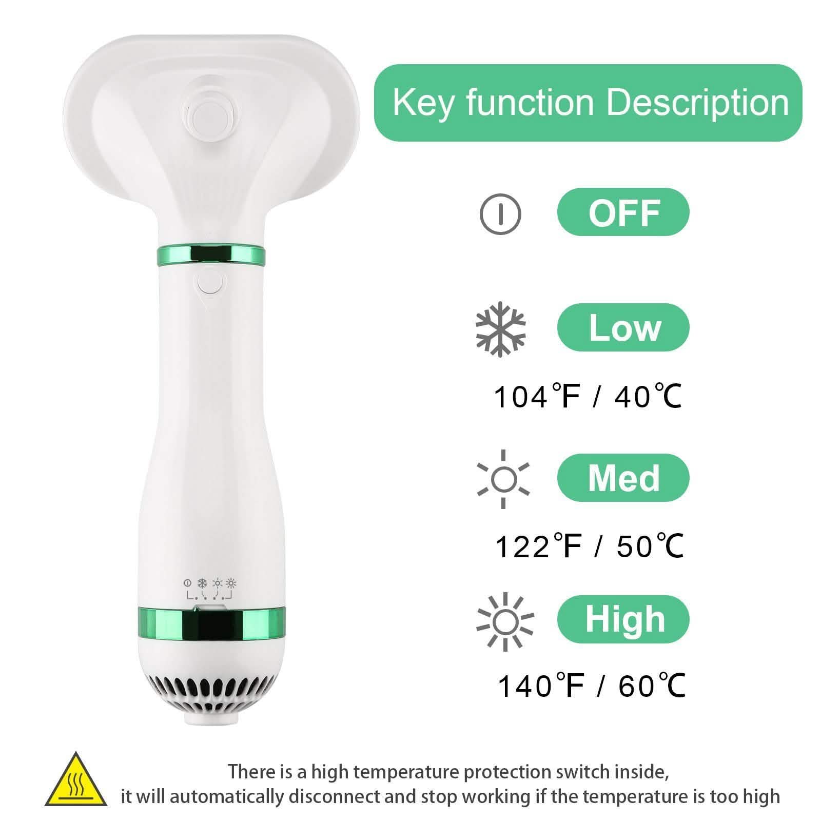 Ownpets 2-in-1 Pet Hair Dryer Portable DailySale