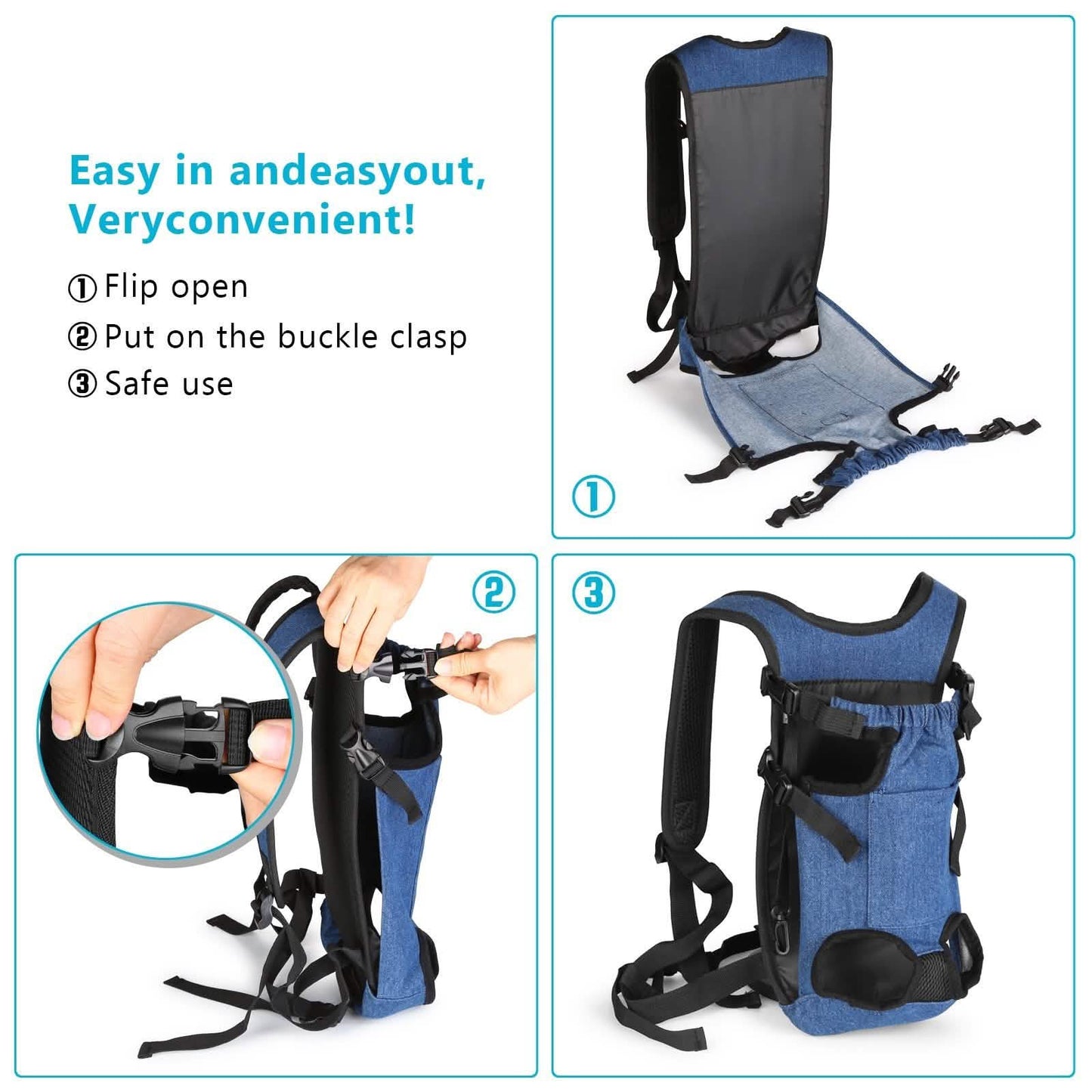 Ownpets Legs Out Front Dog Carrier DailySale