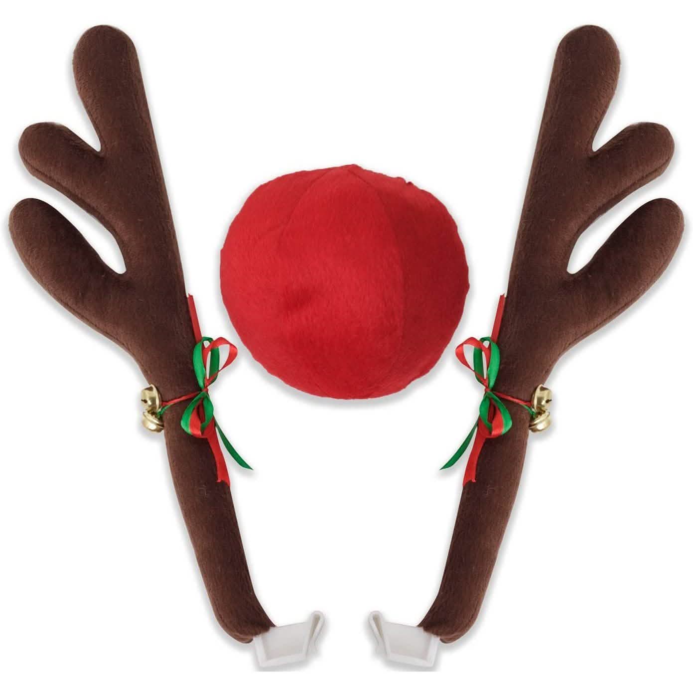 OxGord Car Reindeer Antlers & Nose Christmas Costume DailySale