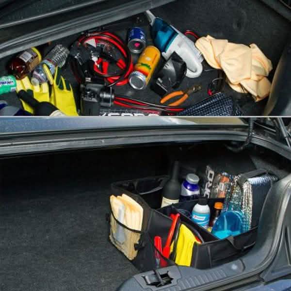 OxGord® Black Trunk Organizer Caddy DailySale