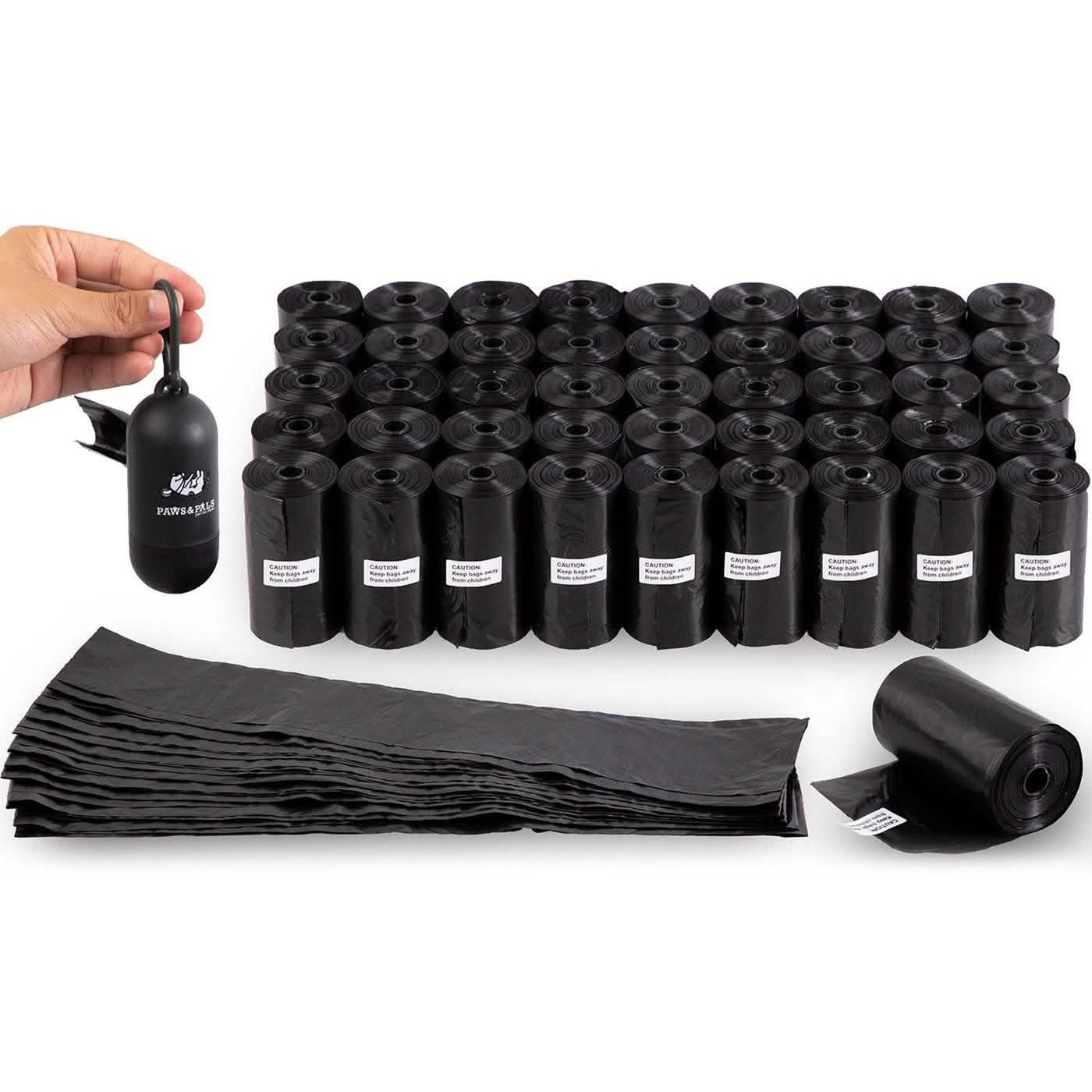 Oxo-Biodegradable Poop Bags for Dogs and Cats with Dispenser DailySale