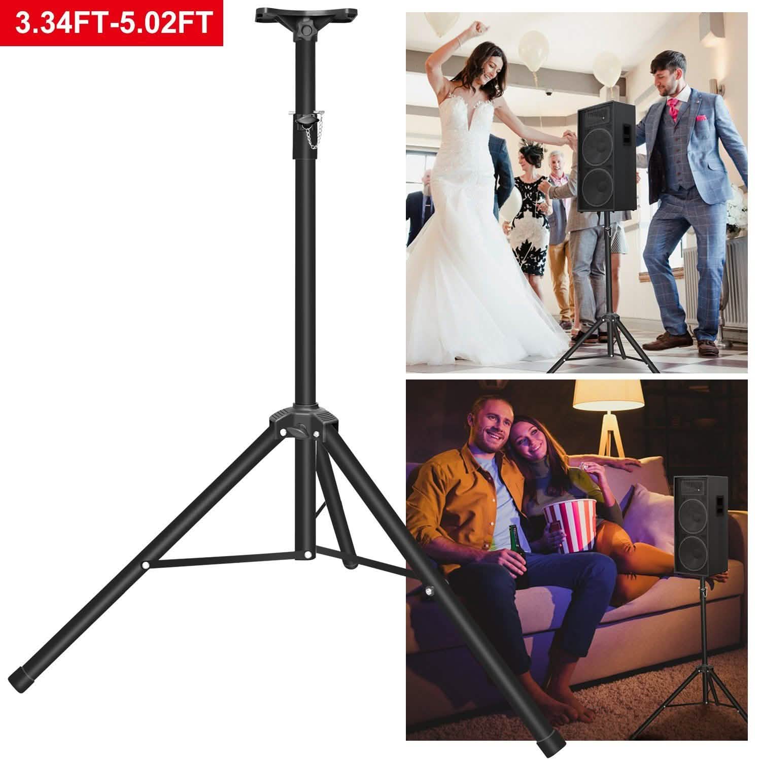 Pa Speaker Tripod Stand Heavy Duty Height Extendable Adjustable Pole Mount Rack DailySale