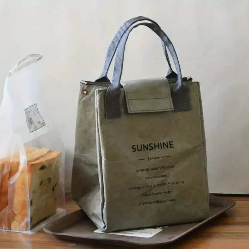 Paper Bento Bag Waterproof And Oilproof Insulation Bag DailySale