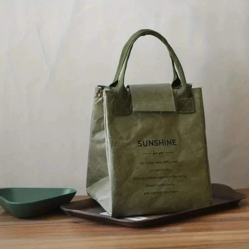 Paper Bento Bag Waterproof And Oilproof Insulation Bag DailySale