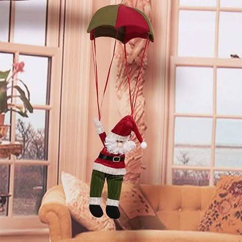 Parachute Snowman Santa Claus Ornament DailySale