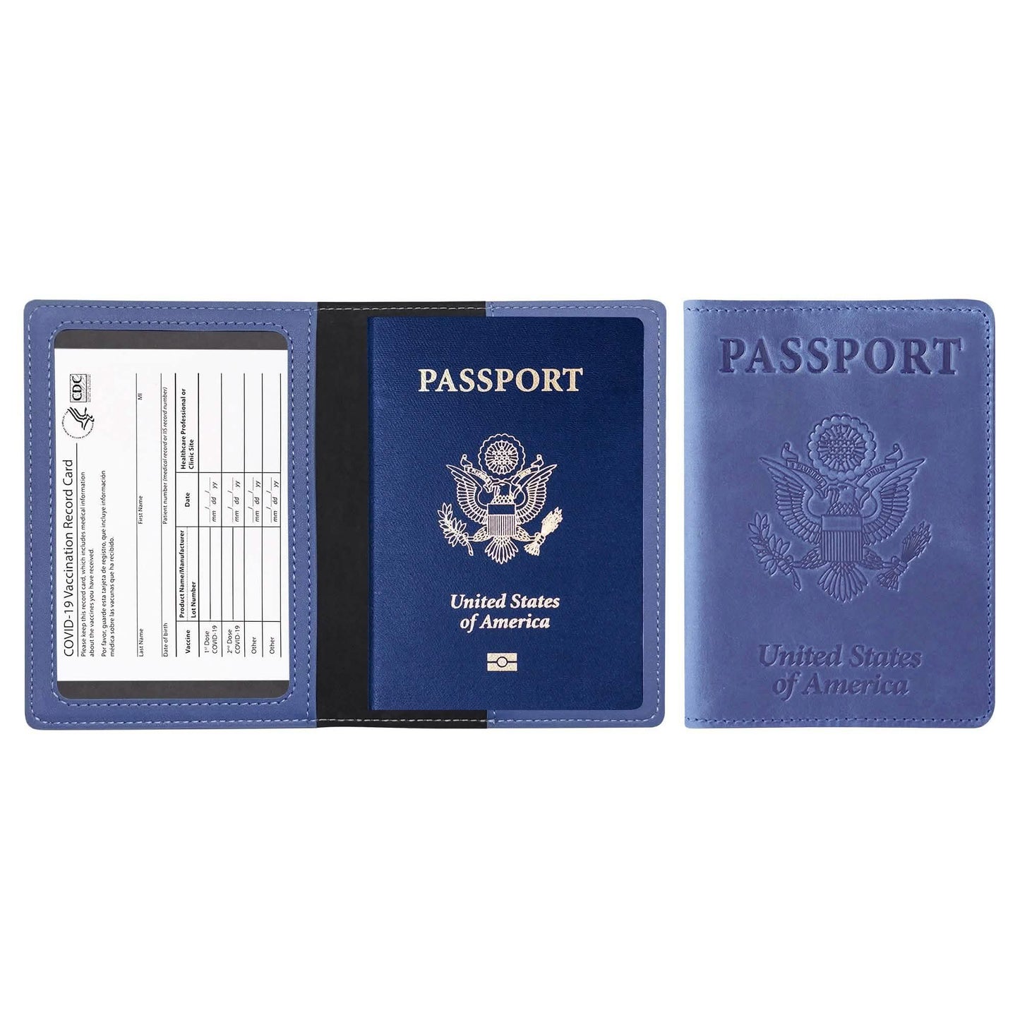 Passport Holder with Vaccination Card Protector DailySale