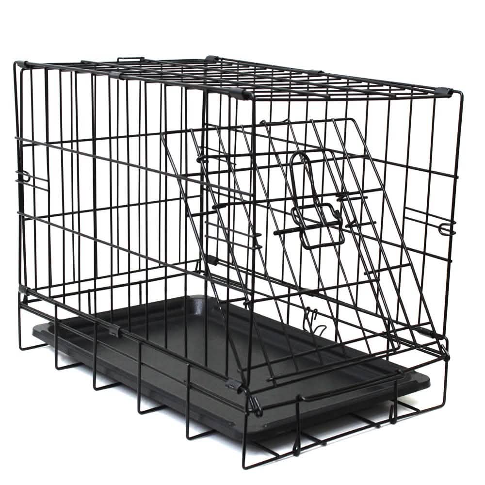 Paws & Pals Double Door Wire Dog Crate with Tray DailySale