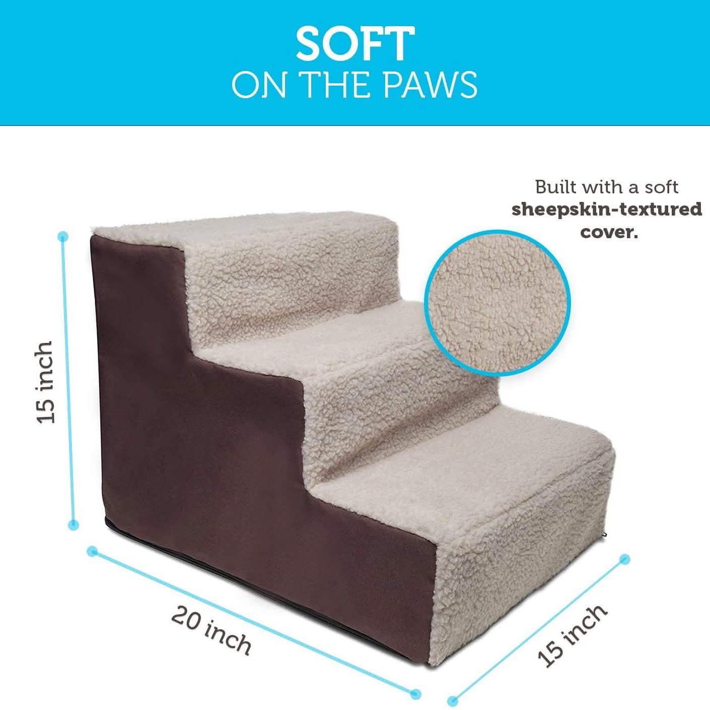 Paws & Pals Padded Pet Stairs DailySale