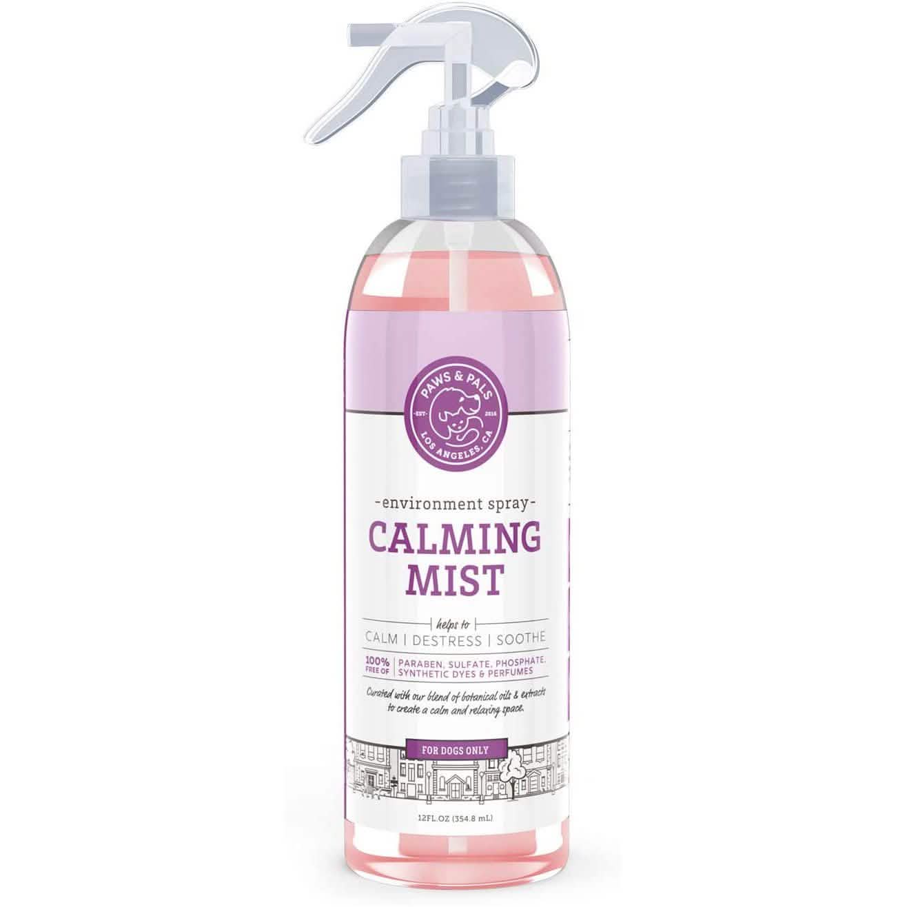 Paws & Pals Pet Natural Calming Spray Cologne or Chews Treat for Dogs and Cats DailySale