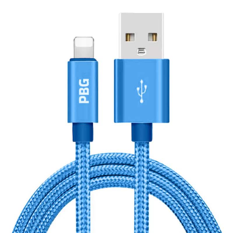 PBG XL 10Ft. Lightning Cable's Nylon Woven Protection DailySale