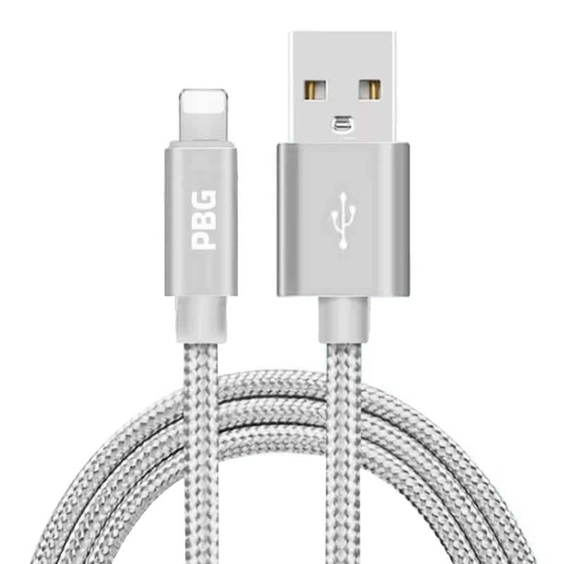 PBG XL 10Ft. Lightning Cable's Nylon Woven Protection DailySale