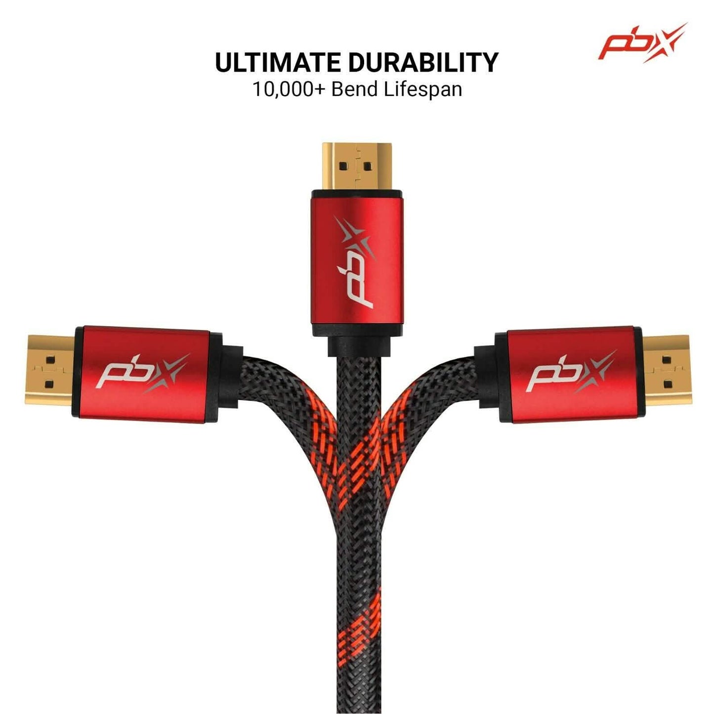 PBX 4K HDMI 2.0 Cable High Speed 18Gbps Braided Cord DailySale